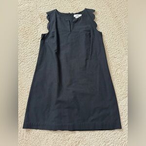 Vineyard Vines black scallop cotton dress 8